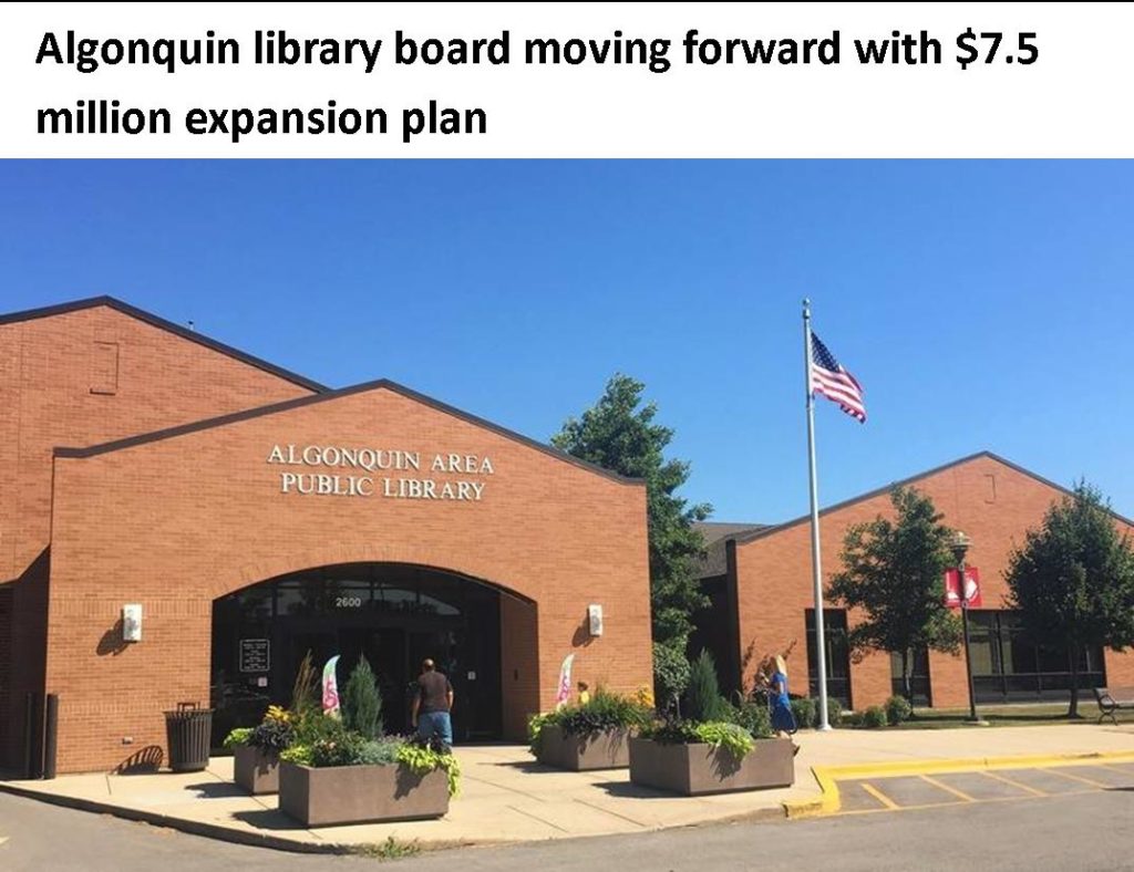 Algonquin Library Expansion 07152016 - Belmont Public Library