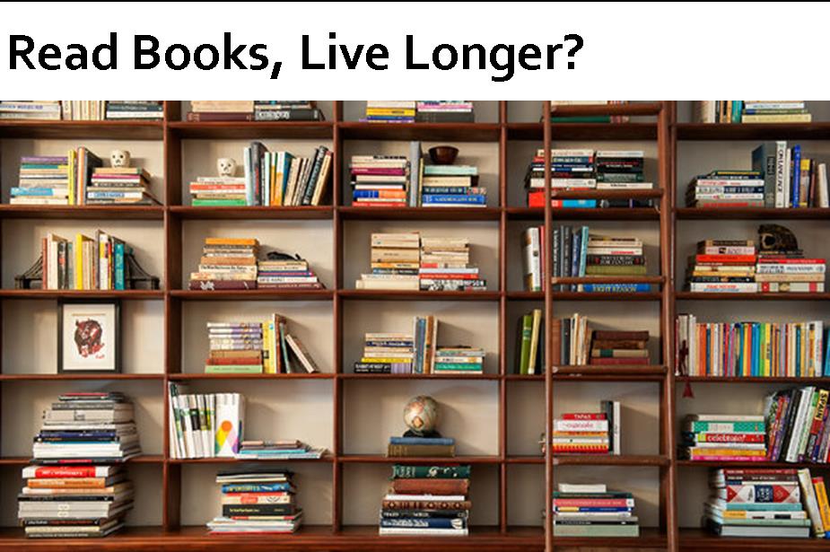 read books live longer Belmont Public Library