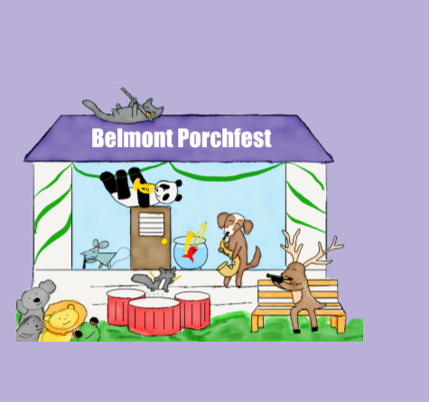 Logo for First Annual Belmont Porchfest