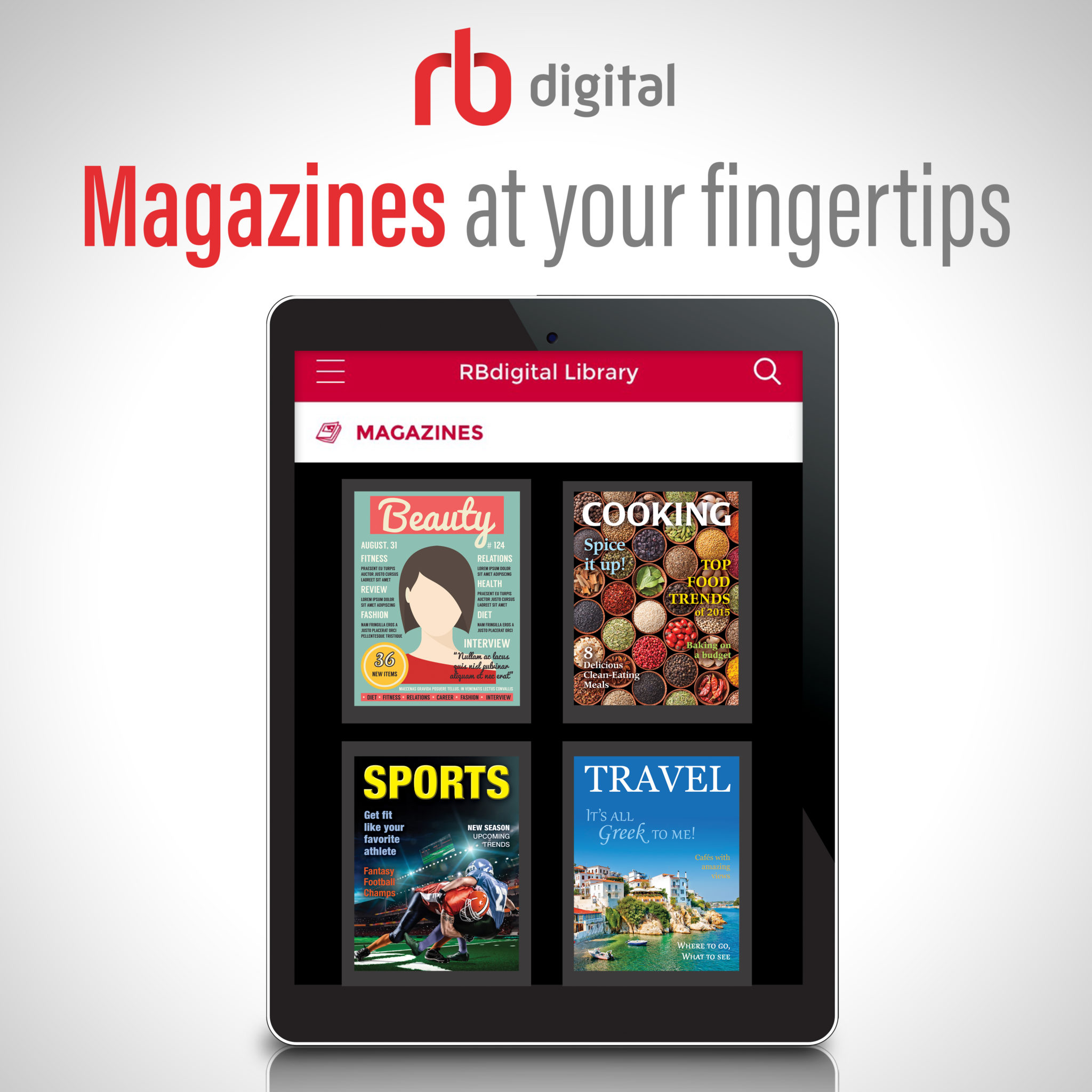 Social lib. Digital Magazines.