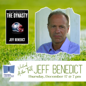 Virtual Author Talk with Jeff Benedict on Thursday, December 17 at 7 pm