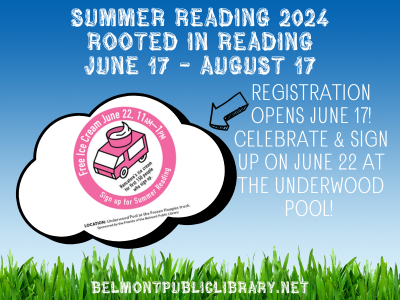 All Depts Summer Reading 2024 Carousel Ice Cream - Belmont Public Library